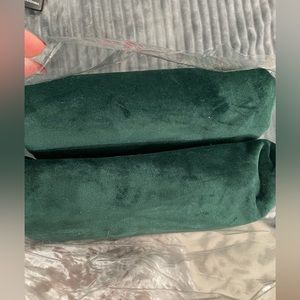 Glamour Green Pinch Pleat Curtains - 84 inch length